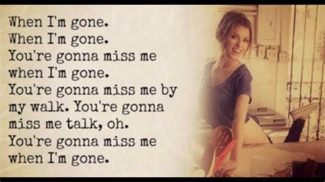 when im gone lyrics cup song